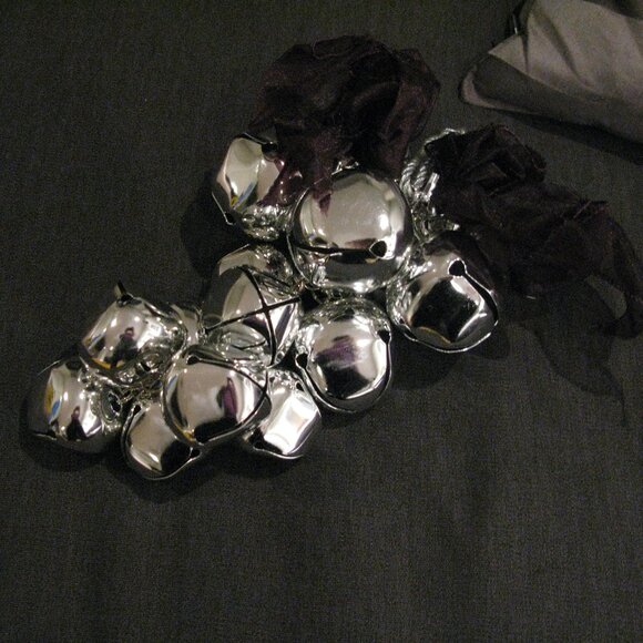 Pottery Barn Jingle Bells with ribbon - Picture 1 of 1